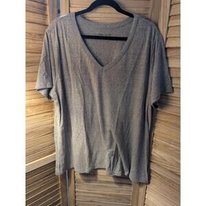 Ava & Viv Women Size Short Sleeve V-Neck T-Shirt 2XL